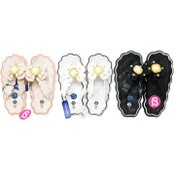 Wholesale - WOMEN STRIPE FLORAL SANDAL 3-ASST COLORS/5-ASST SIZE C/P 30, UPC: 137843404655